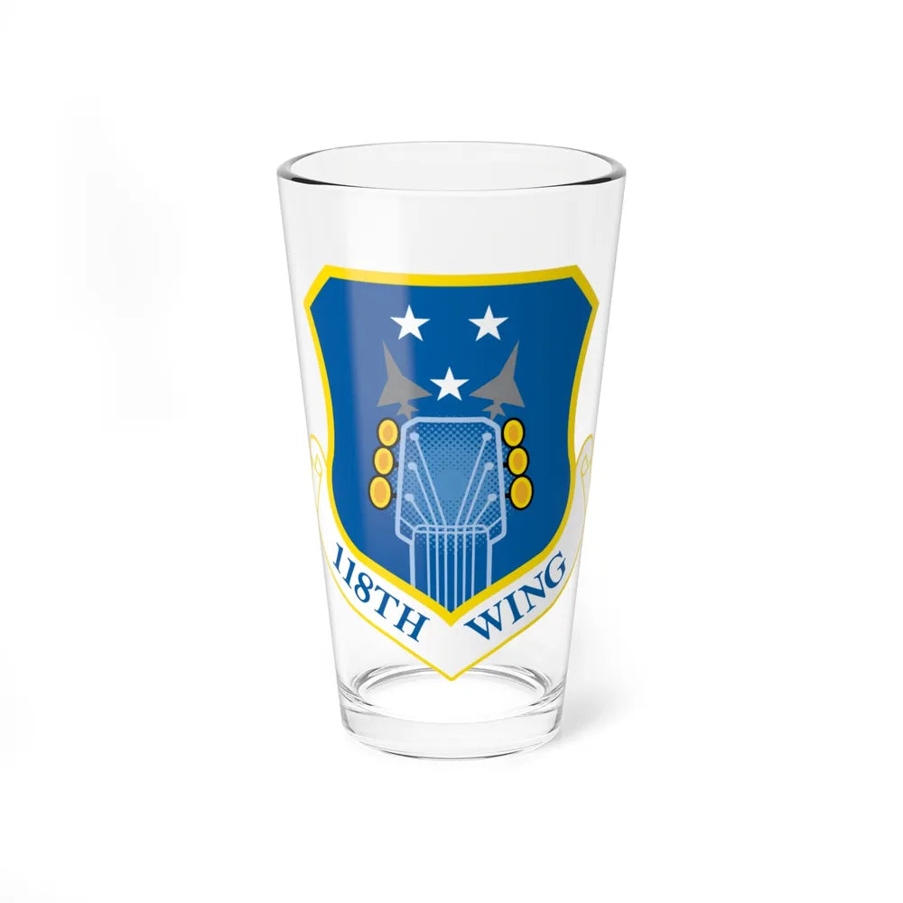 118th Wing ANG (U.S. Air Force) Pint Glass 16oz-16oz-Go Mug Yourself