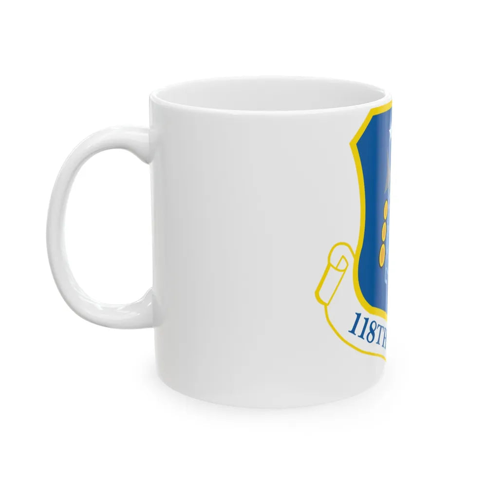 118th Wing ANG (U.S. Air Force) White Coffee Mug-Go Mug Yourself