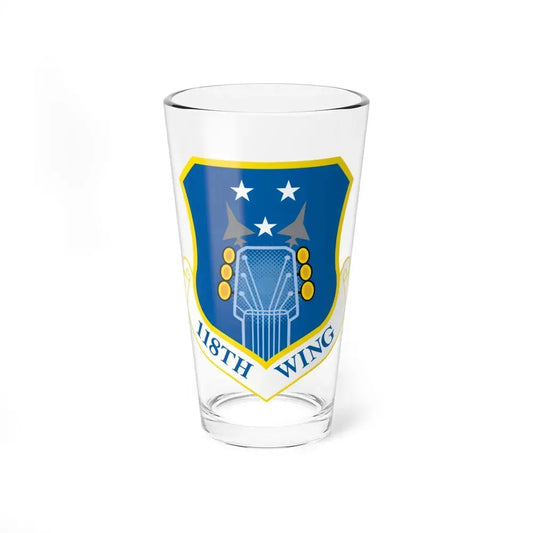 118th Wing ANG (U.S. Air Force) Pint Glass 16oz 16oz - Go Mug Yourself