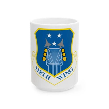 118th Wing ANG (U.S. Air Force) White Coffee Mug 15oz - Go Mug Yourself
