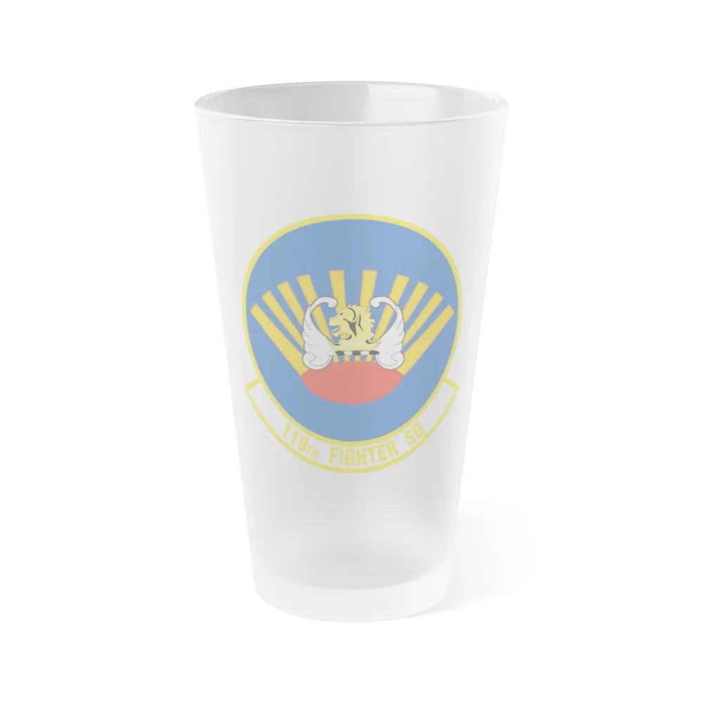 119 Fighter Squadron (U.S. Air Force) Frosted Pint Glass 16oz-16oz-Frosted-Go Mug Yourself