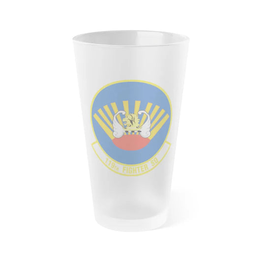 119 Fighter Squadron (U.S. Air Force) Frosted Pint Glass 16oz-16oz-Frosted-Go Mug Yourself