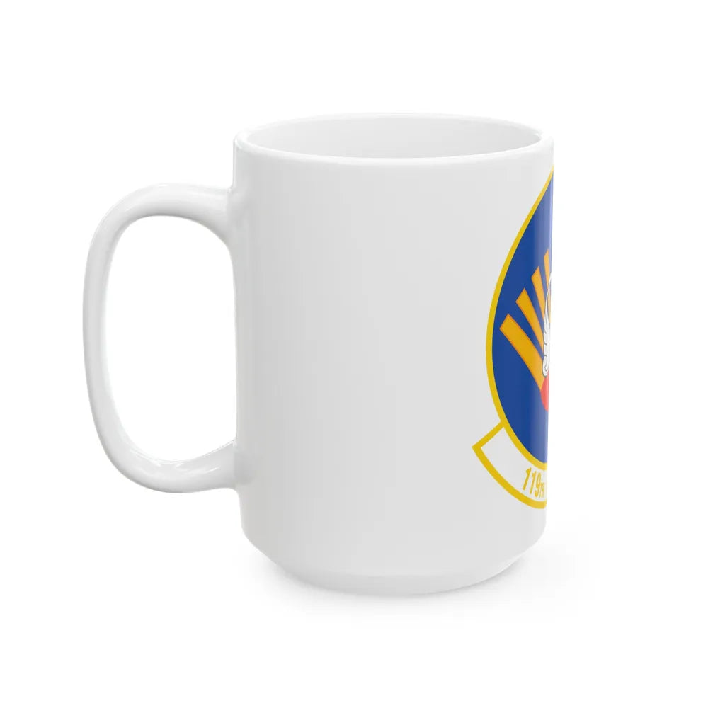 119 Fighter Squadron (U.S. Air Force) White Coffee Mug-Go Mug Yourself