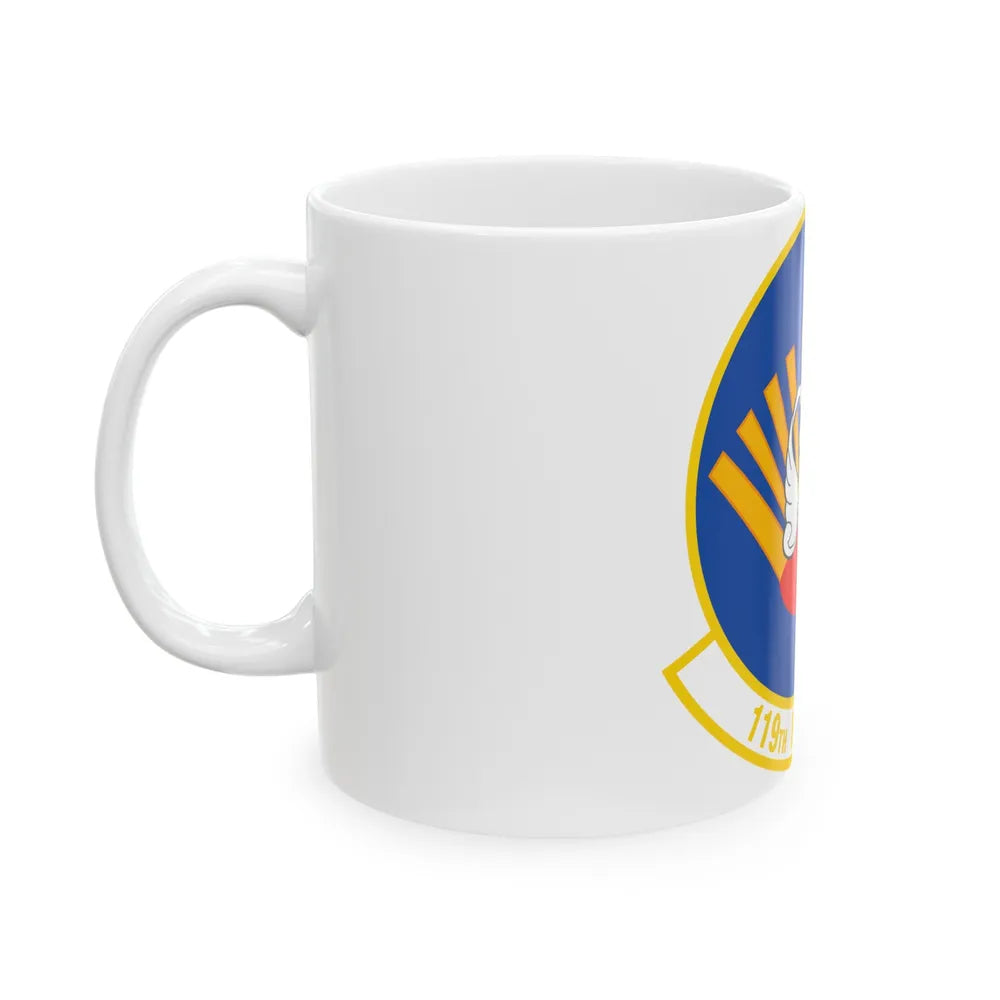 119 Fighter Squadron (U.S. Air Force) White Coffee Mug-Go Mug Yourself