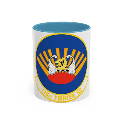 119 Fighter Squadron (U.S. Air Force) Accent Coffee Mug 11oz Light Blue - Go Mug Yourself