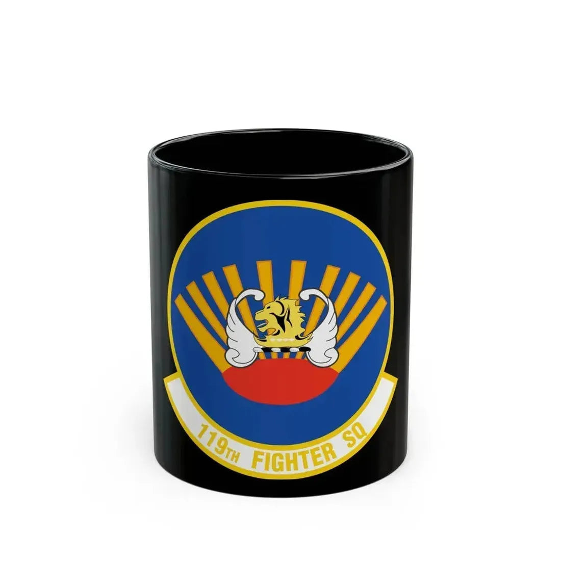 119 Fighter Squadron (U.S. Air Force) Black Coffee Mug 11oz - Go Mug Yourself