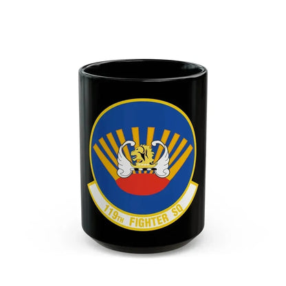 119 Fighter Squadron (U.S. Air Force) Black Coffee Mug 15oz - Go Mug Yourself