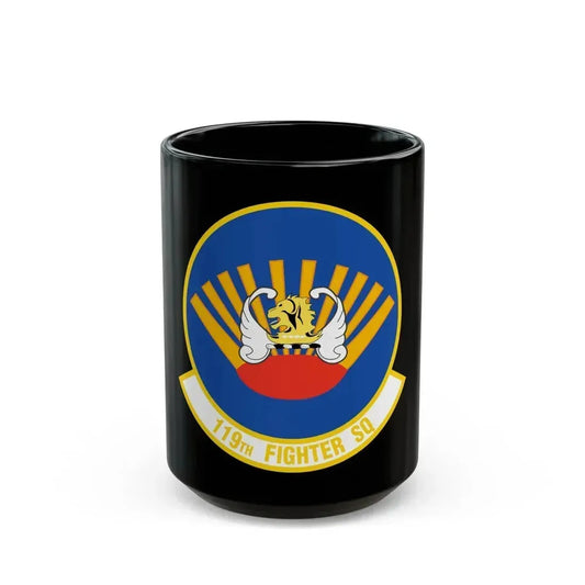 119 Fighter Squadron (U.S. Air Force) Black Coffee Mug 15oz - Go Mug Yourself
