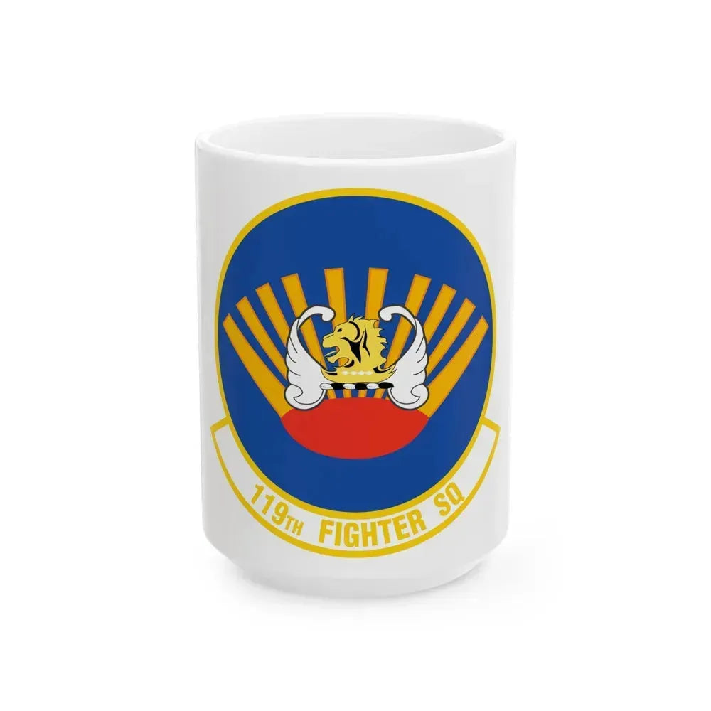 119 Fighter Squadron (U.S. Air Force) White Coffee Mug 15oz - Go Mug Yourself