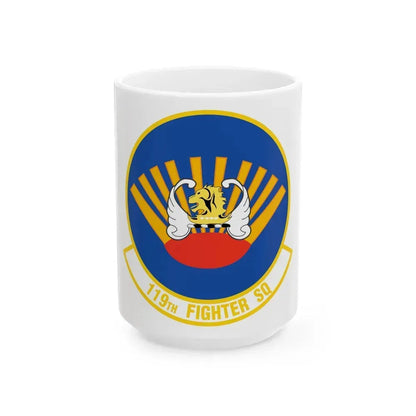 119 Fighter Squadron (U.S. Air Force) White Coffee Mug 15oz - Go Mug Yourself