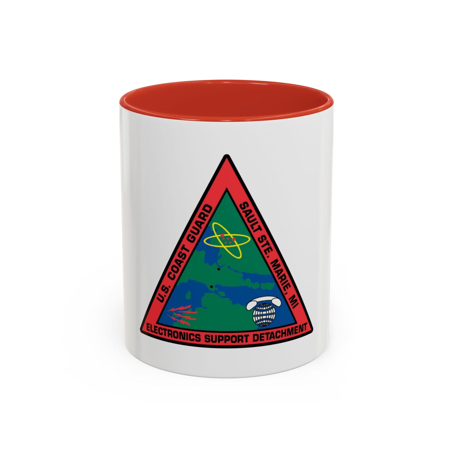 USCG ESD Sault SteMarie MI (U.S. Coast Guard) Accent Coffee Mug