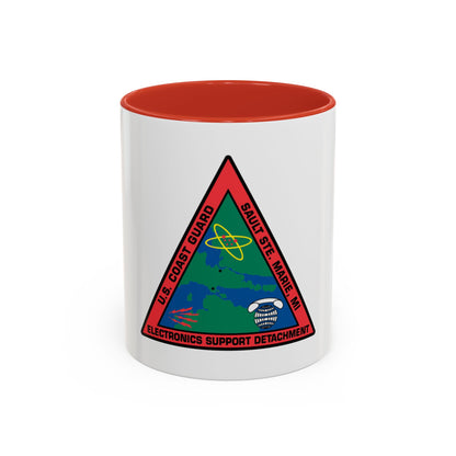 USCG ESD Sault SteMarie MI (U.S. Coast Guard) Accent Coffee Mug