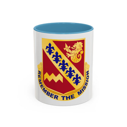 140 Signal Battalion (U.S. Army) Accent Coffee Mug