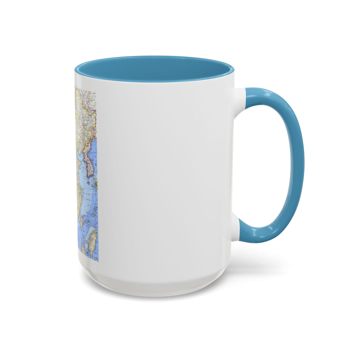 China (1964) (Map) Accent Coffee Mug