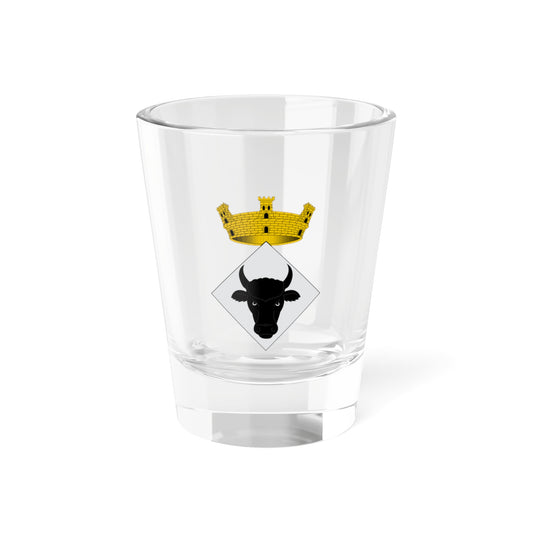 Escudo de Vilanova dEscornalbou (Spain) (Coat of Arms) Shot Glass 1.5oz