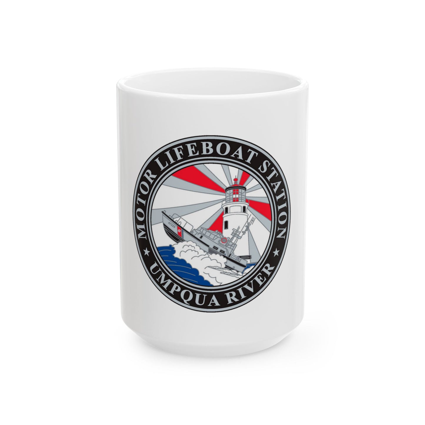 MLSTA Umpqua River (U.S. Coast Guard) White Coffee Mug