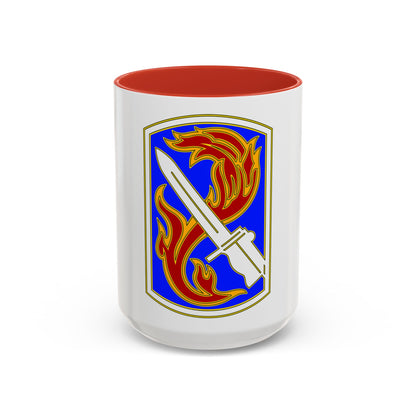 198TH INFANTRY BRIGADE (U.S. Army) Accent Coffee Mug