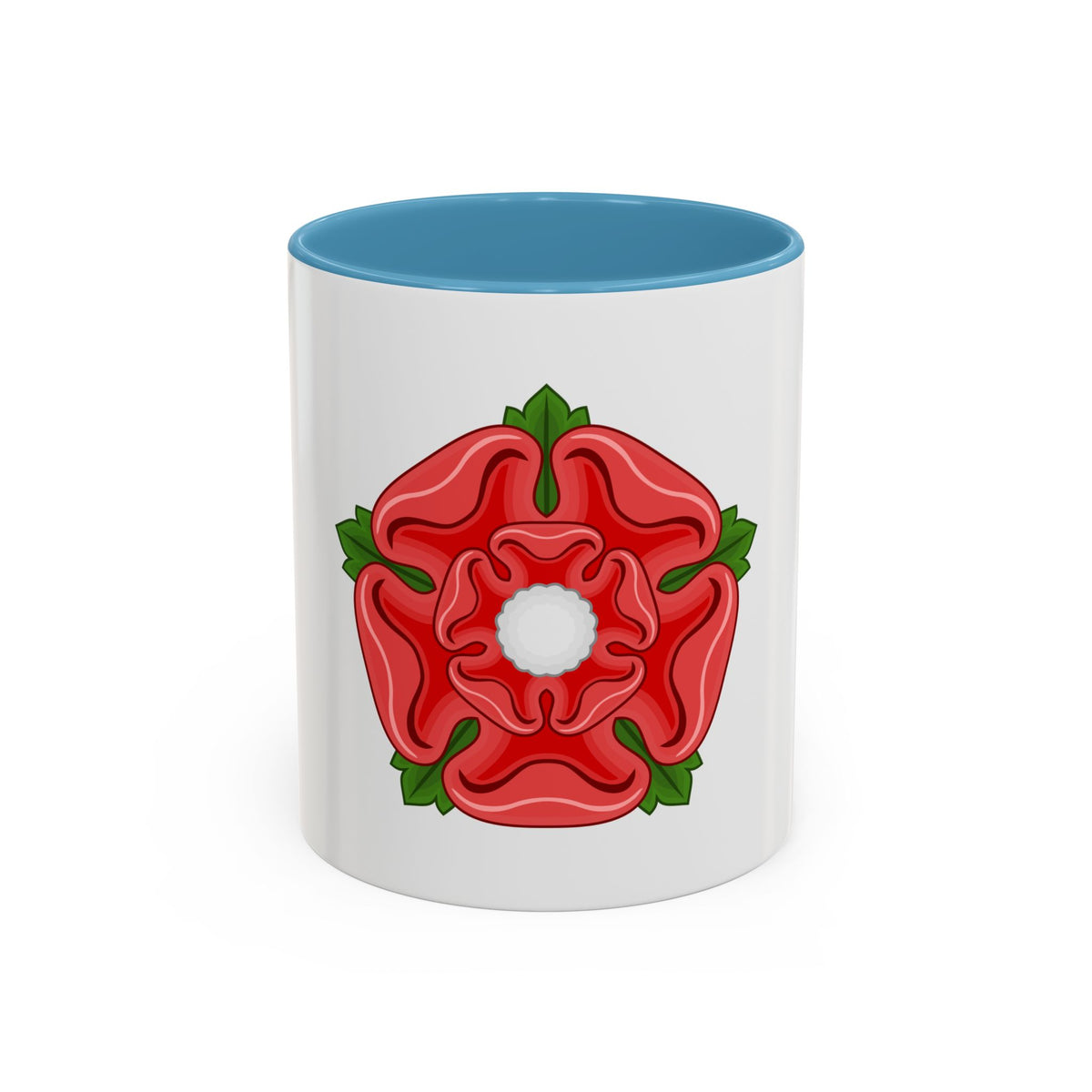 Red Rose Badge of Lancaster - Accent Coffee Mug