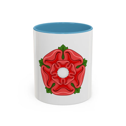 Red Rose Badge of Lancaster - Accent Coffee Mug