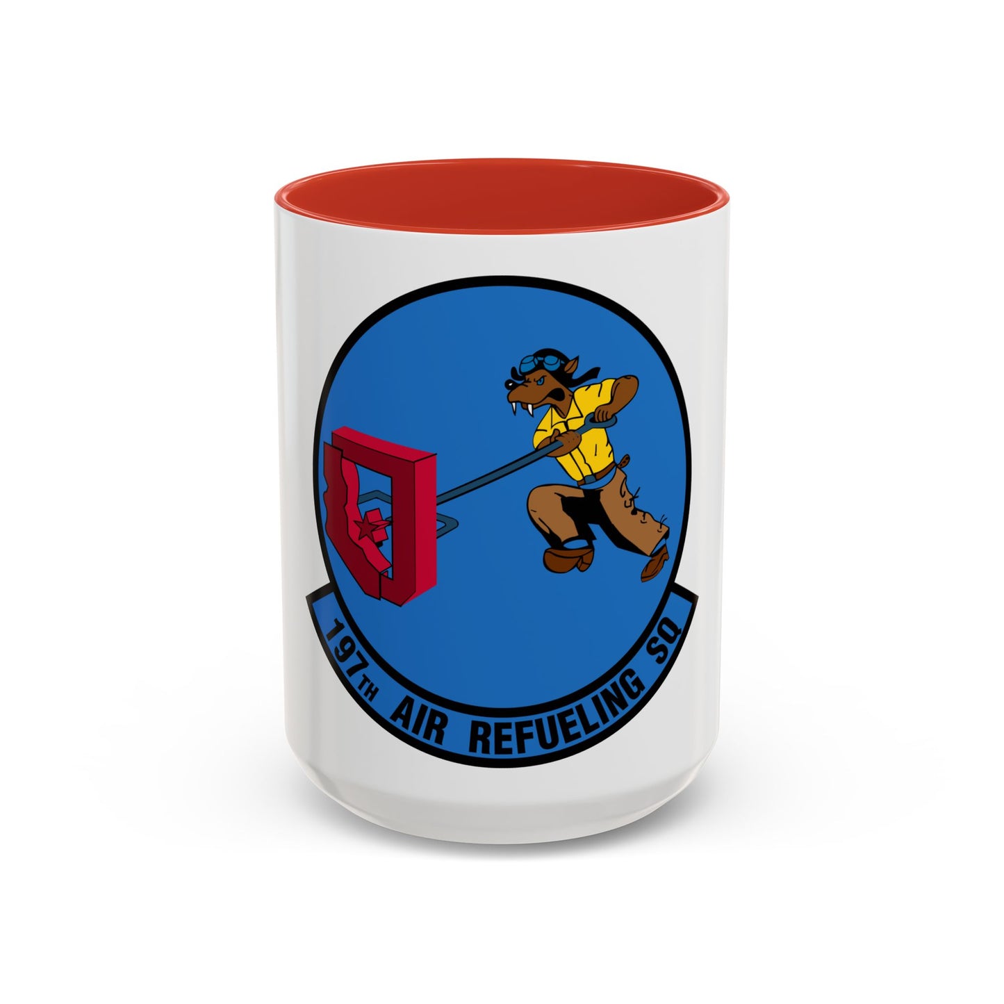197 Air Refueling Squadron (U.S. Air Force) Accent Coffee Mug