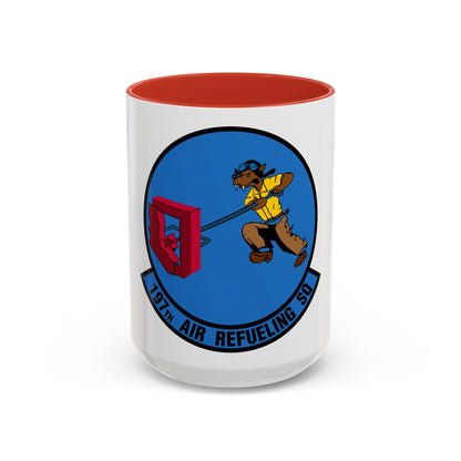 197 Air Refueling Squadron (U.S. Air Force) Accent Coffee Mug