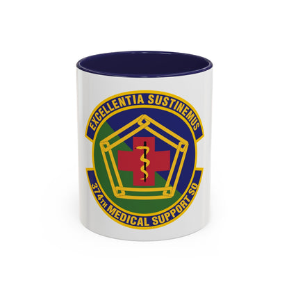 374th Medical Support Squadron (U.S. Air Force) Accent Coffee Mug