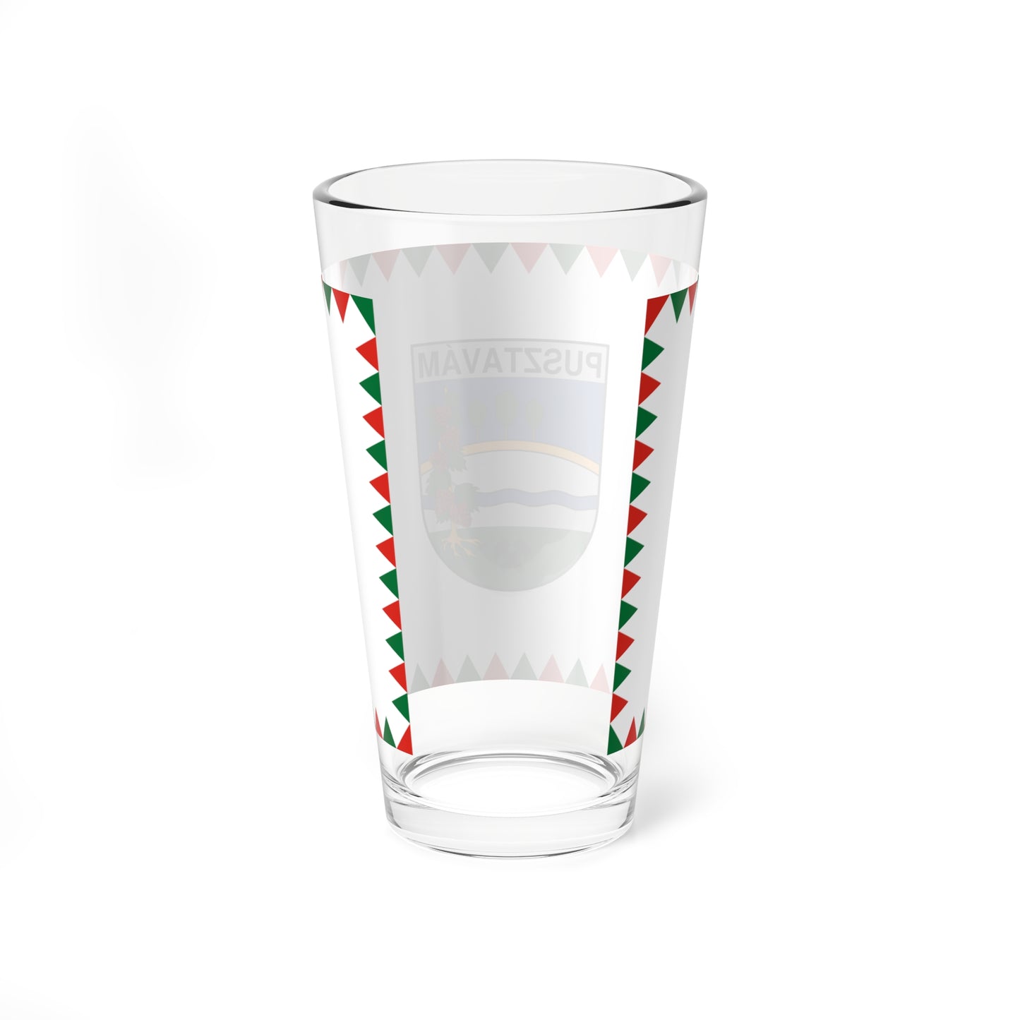 Flag of Pusztavam (Hungary) Pint Glass 16oz