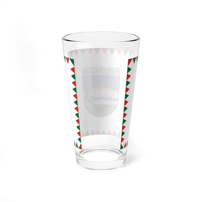 Flag of Pusztavam (Hungary) Pint Glass 16oz