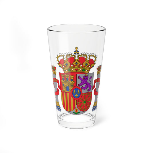 Escudo de España nuevo diseño (Spain) (Coat of Arms) Pint Glass 16oz
