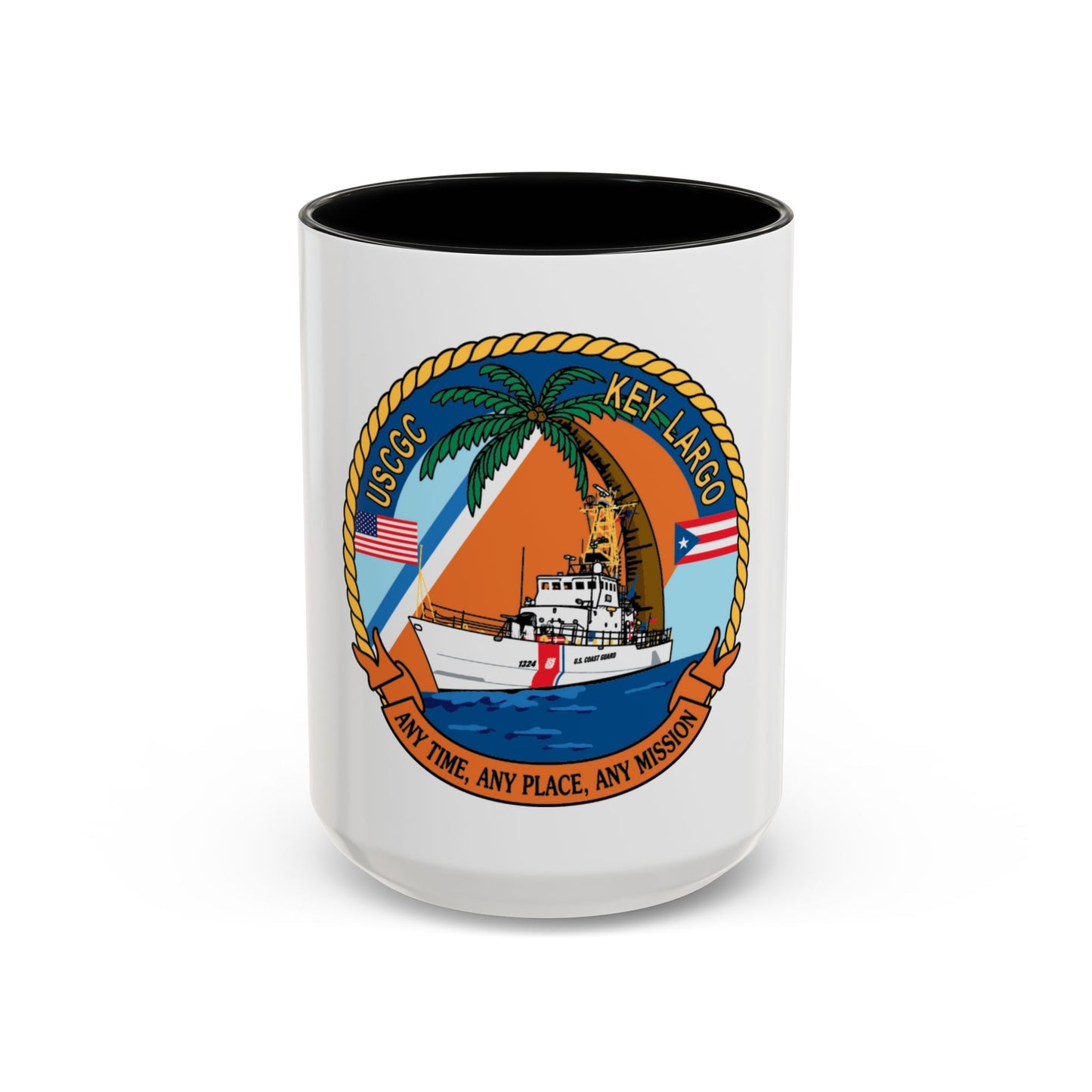 USCGC Key Largo WPB 1324 1 (U.S. Coast Guard) Accent Coffee Mug