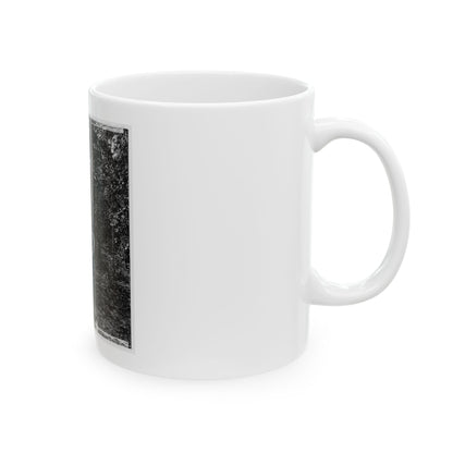 Atlanta, Georgia (Vicinity). Spot In Woods Where Gen. James B. Mcpherson Was Killed, July 22, 1864-2 (U.S. Civil War) White Coffee Mug