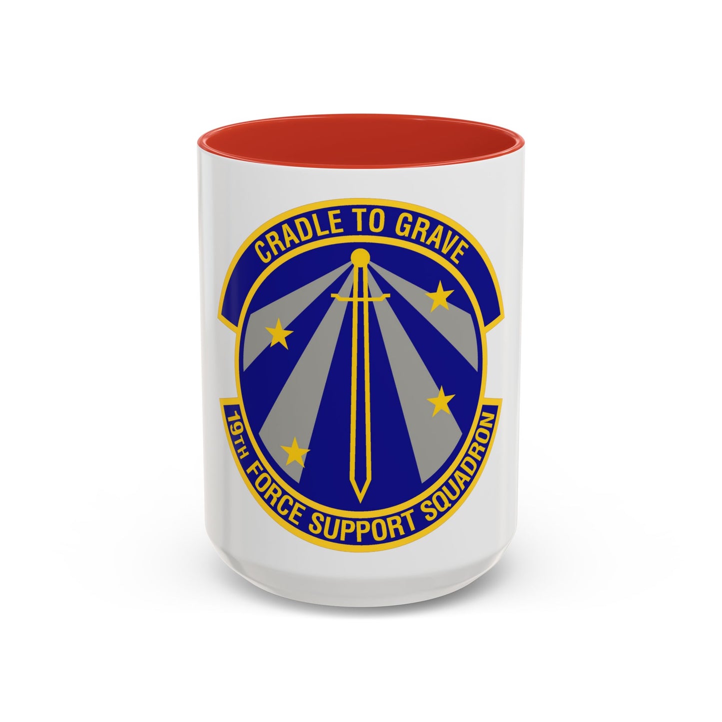 19th Force Support Squadron (U.S. Air Force) Accent Coffee Mug