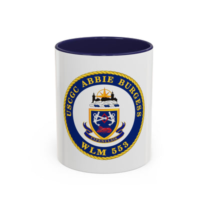 USCGC Abbie Burgess WLM 553 (U.S. Coast Guard) Accent Coffee Mug