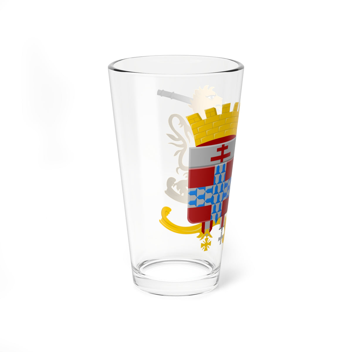 Ieper wapen (Belgium) (Coat of Arms) Pint Glass 16oz