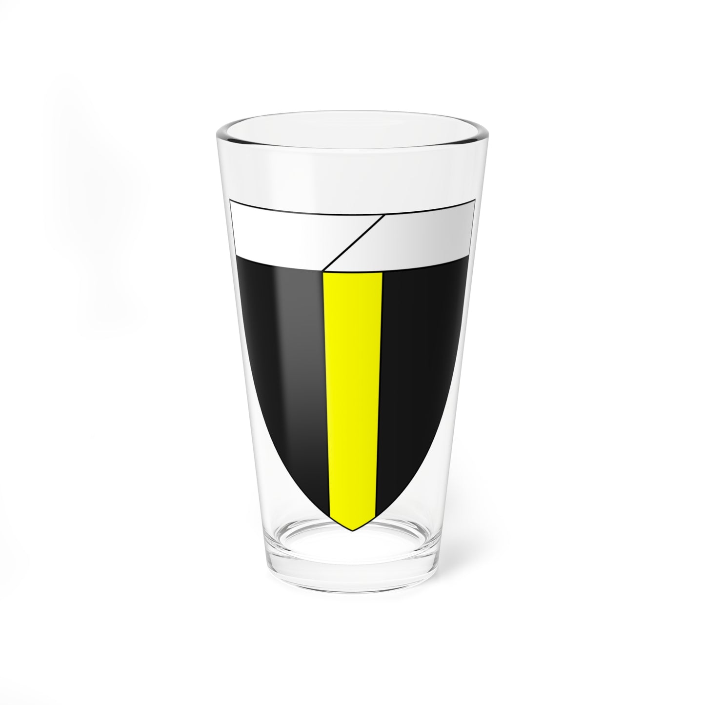Emblem for the 2-II-KJFR (Denmark) (Coat of Arms) Pint Glass 16oz