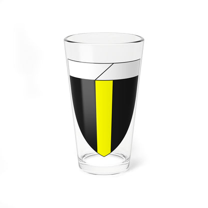 Emblem for the 2-II-KJFR (Denmark) (Coat of Arms) Pint Glass 16oz