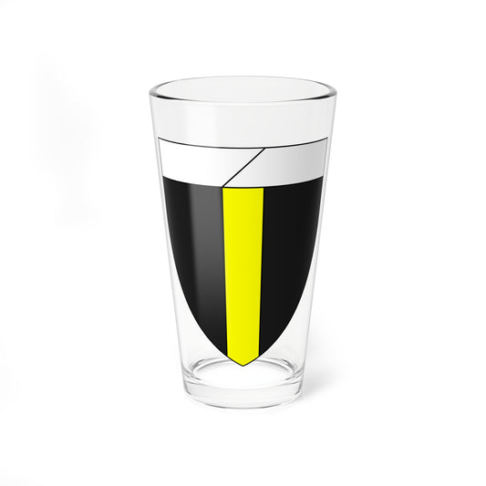 Emblem for the 2-II-KJFR (Denmark) (Coat of Arms) Pint Glass 16oz