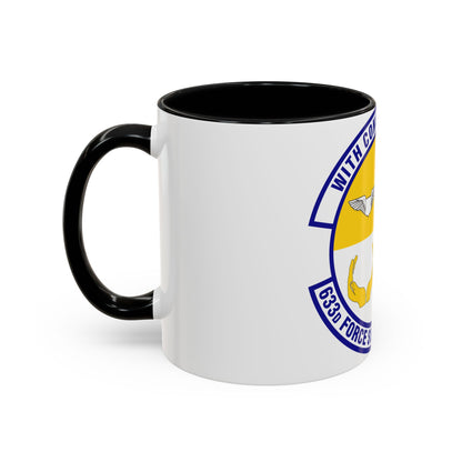 633d Force Support Squadron (U.S. Air Force) Accent Coffee Mug