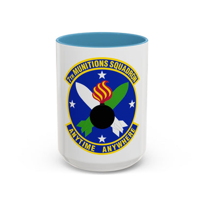 7 Munitions Squadron ACC (U.S. Air Force) Accent Coffee Mug