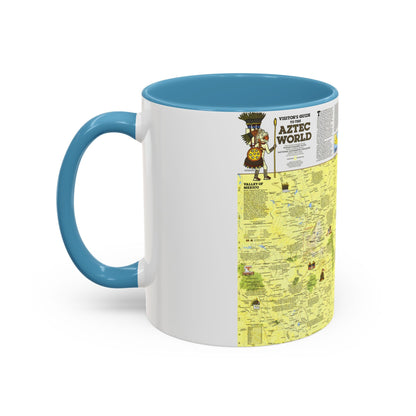 Central America - The Aztec World (1980) (Map) Accent Coffee Mug