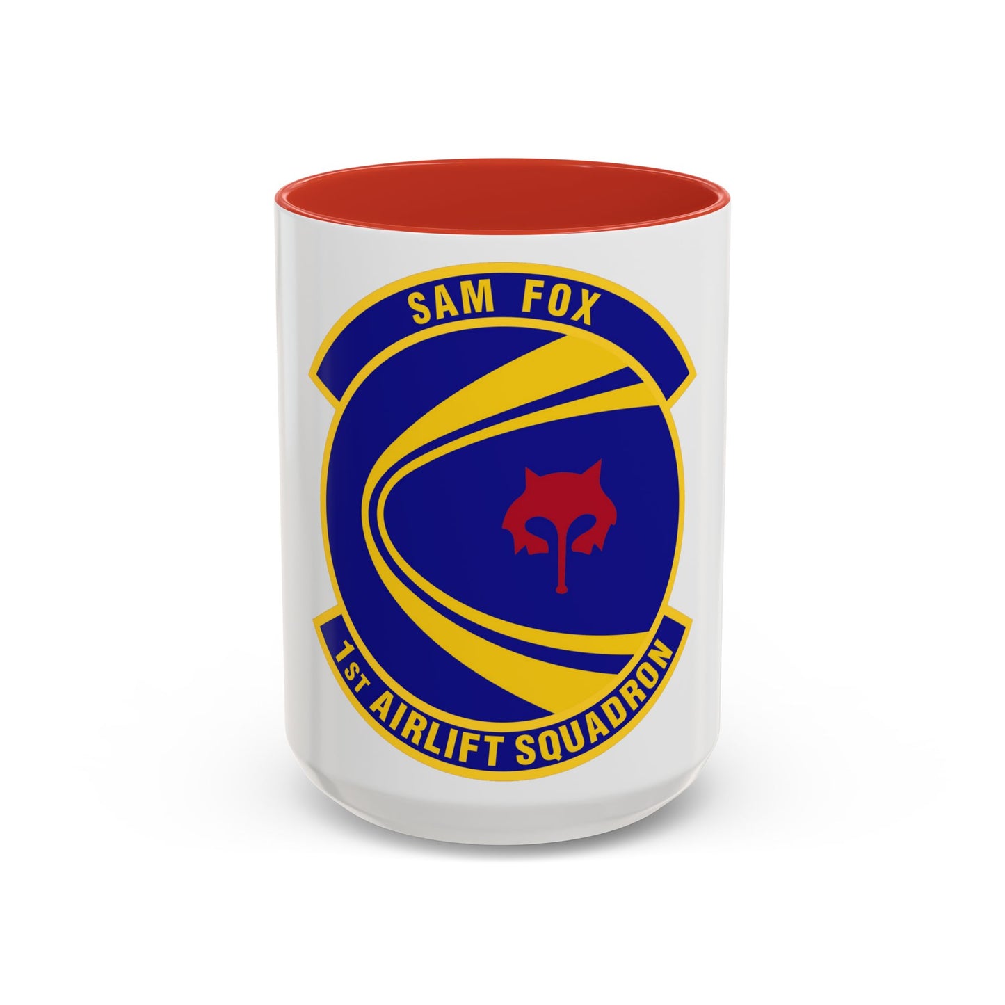 1st Airlift Squadron (U.S. Air Force) Accent Coffee Mug