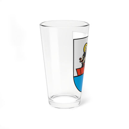 Oberägeri Wappen (Switzerland) (Coat of Arms) Pint Glass 16oz