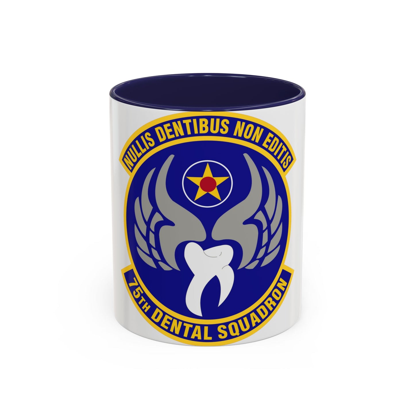 Tasse à café décorative du 75e escadron dentaire (US Air Force)