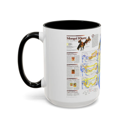 Mongol Khans and Their Legacy (1996) (Map) Accent Coffee Mug
