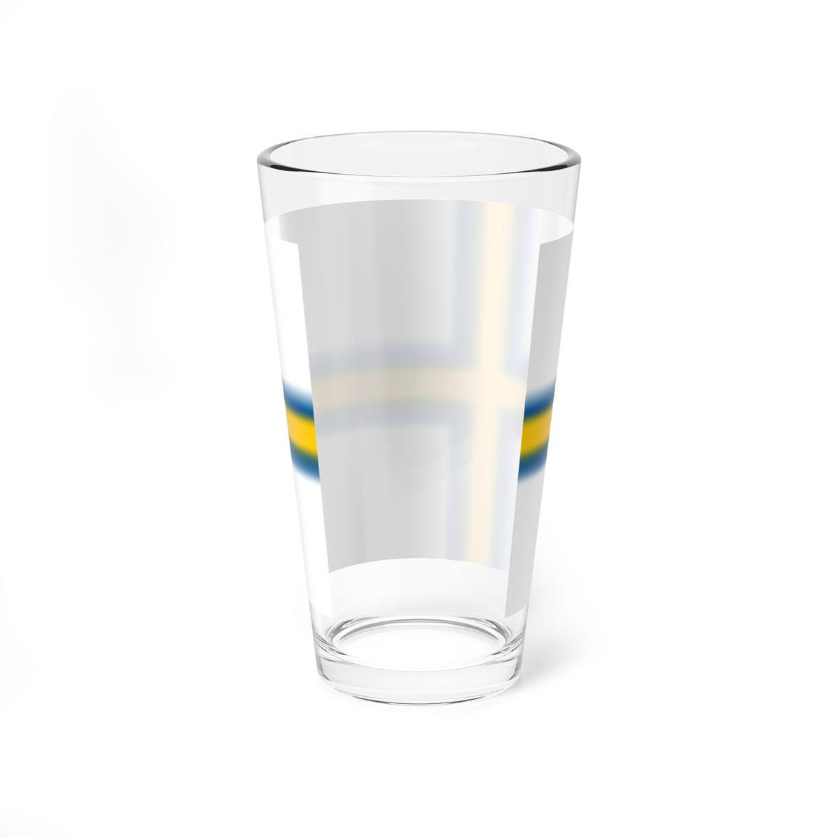 Norrlandsflaggan (Sweden) Pint Glass 16oz