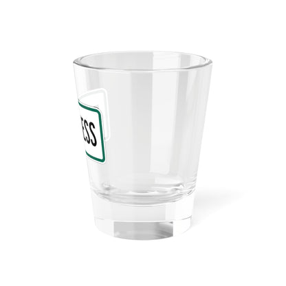 Business plate South Dakota (South Dakota) (Road Sign) Shot Glass 1.5oz