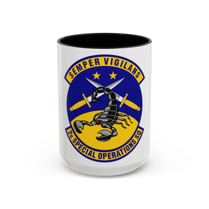 2d Special Operations Squadron (U.S. Air Force) Accent Coffee Mug