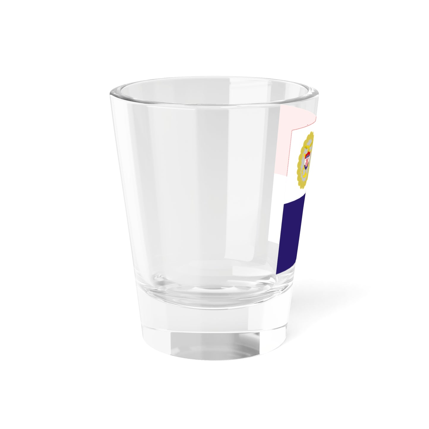 Flag of the Chief of the Croatian General Staff (Croatia) Shot Glass 1.5oz