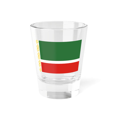 Flag of the Chechen Republic (Russia) Shot Glass 1.5oz