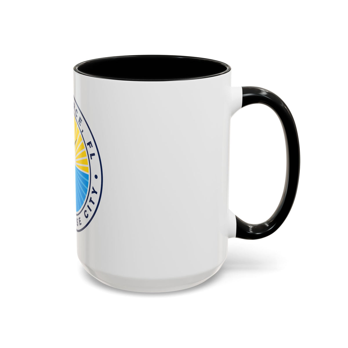 Seal of Fort Pierce Florida - Accent Coffee Mug